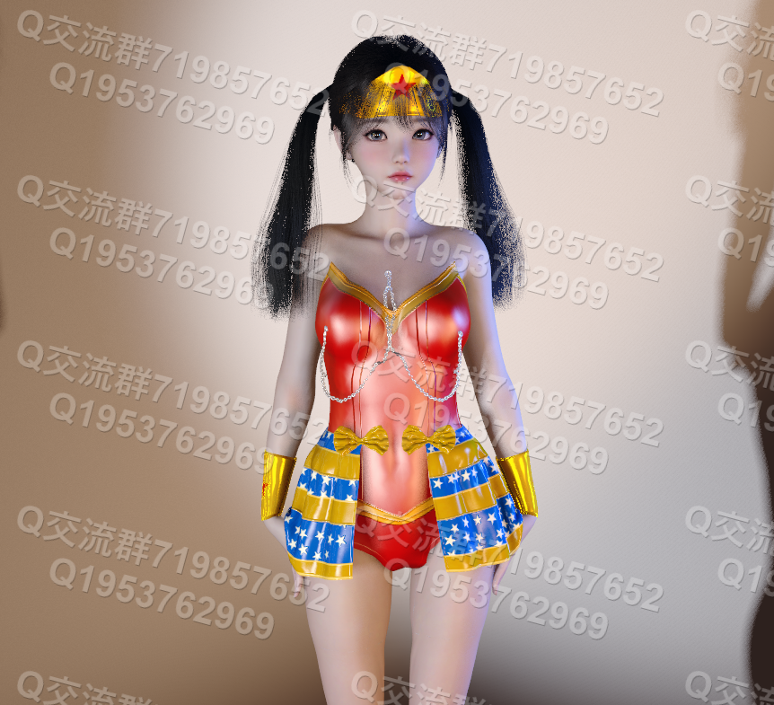 starlu.Wonder_Woman_COS_costume.1-哈基米